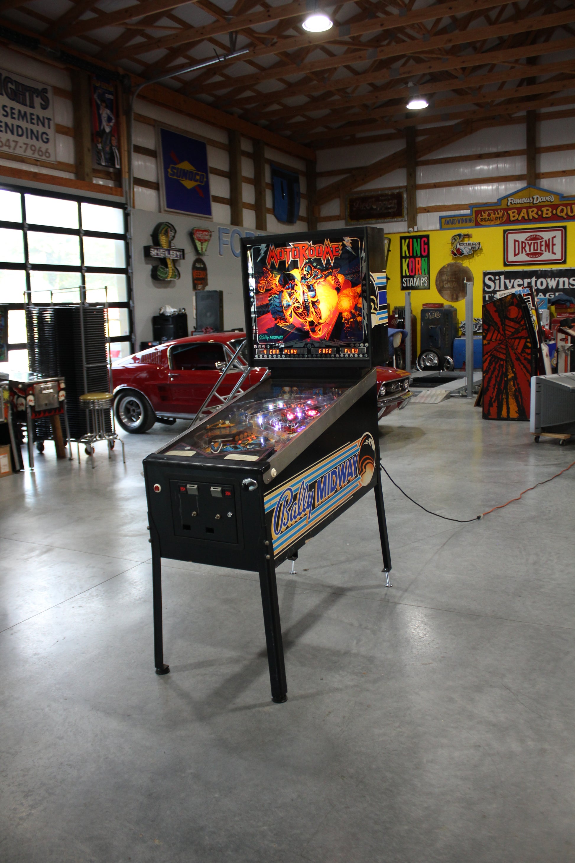 MOTORDOME - 1986 Bally Pinball Machine - WORKS 100% - Very Nice Example