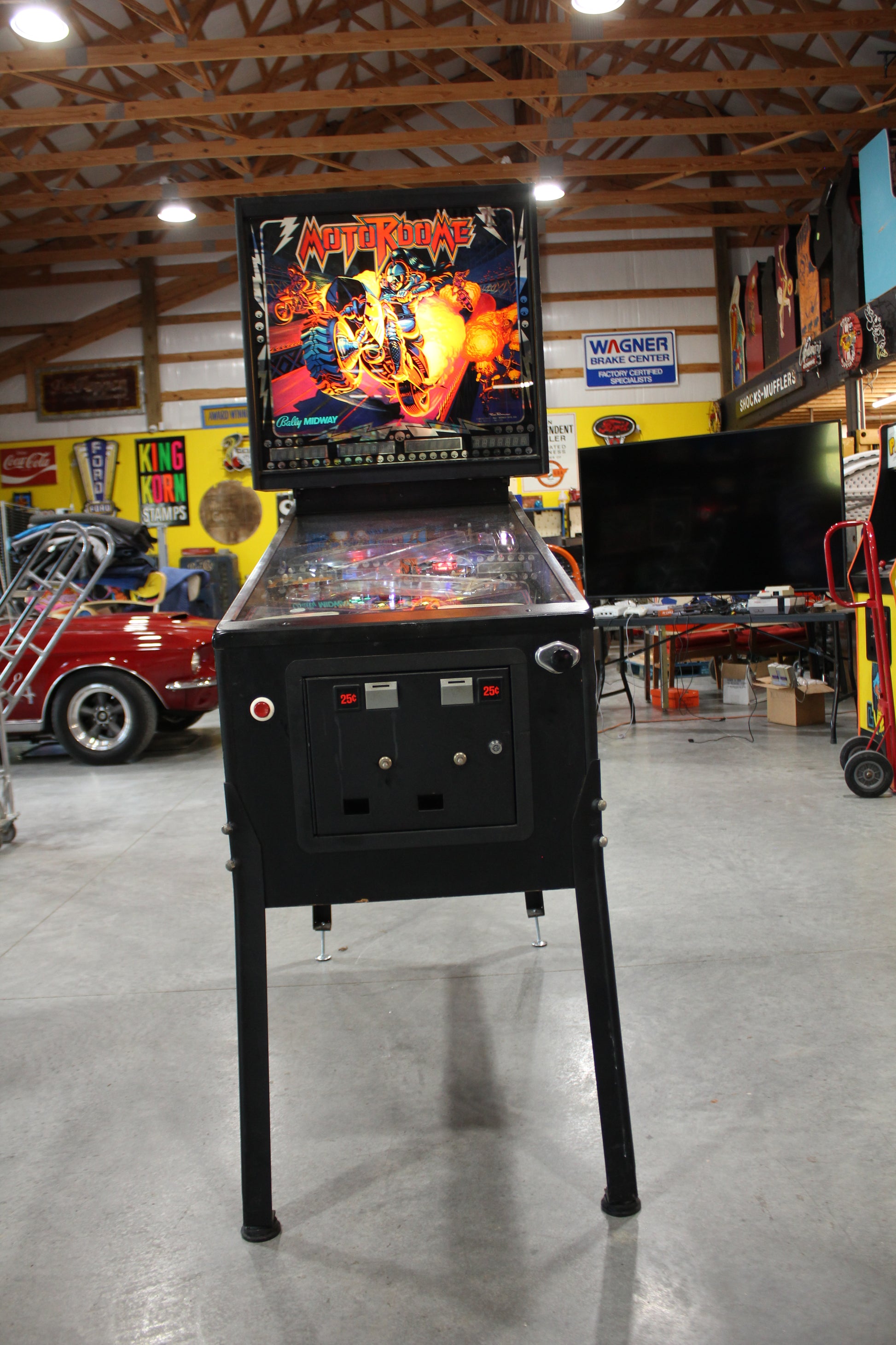 MOTORDOME - 1986 Bally Pinball Machine - WORKS 100% - Very Nice Example
