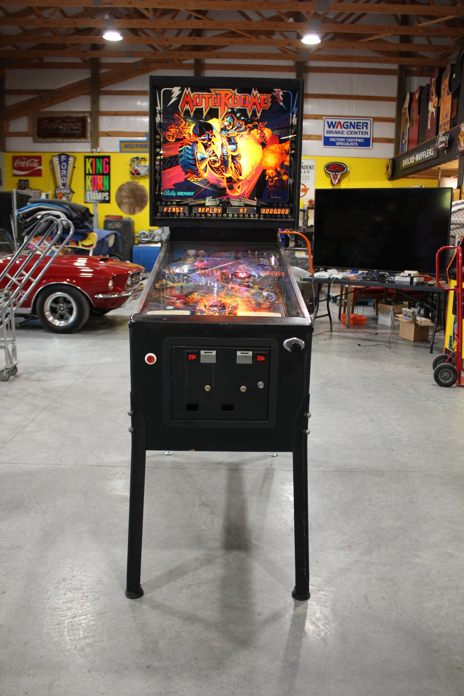 MOTORDOME - 1986 Bally Pinball Machine - WORKS 100% - Very Nice Example
