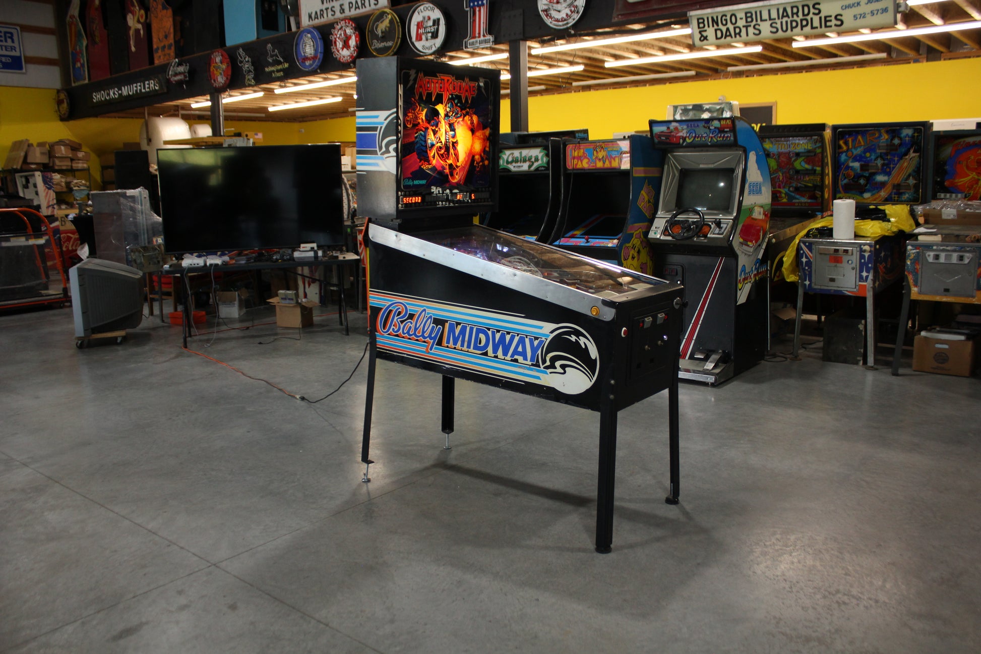 MOTORDOME - 1986 Bally Pinball Machine - WORKS 100% - Very Nice Example