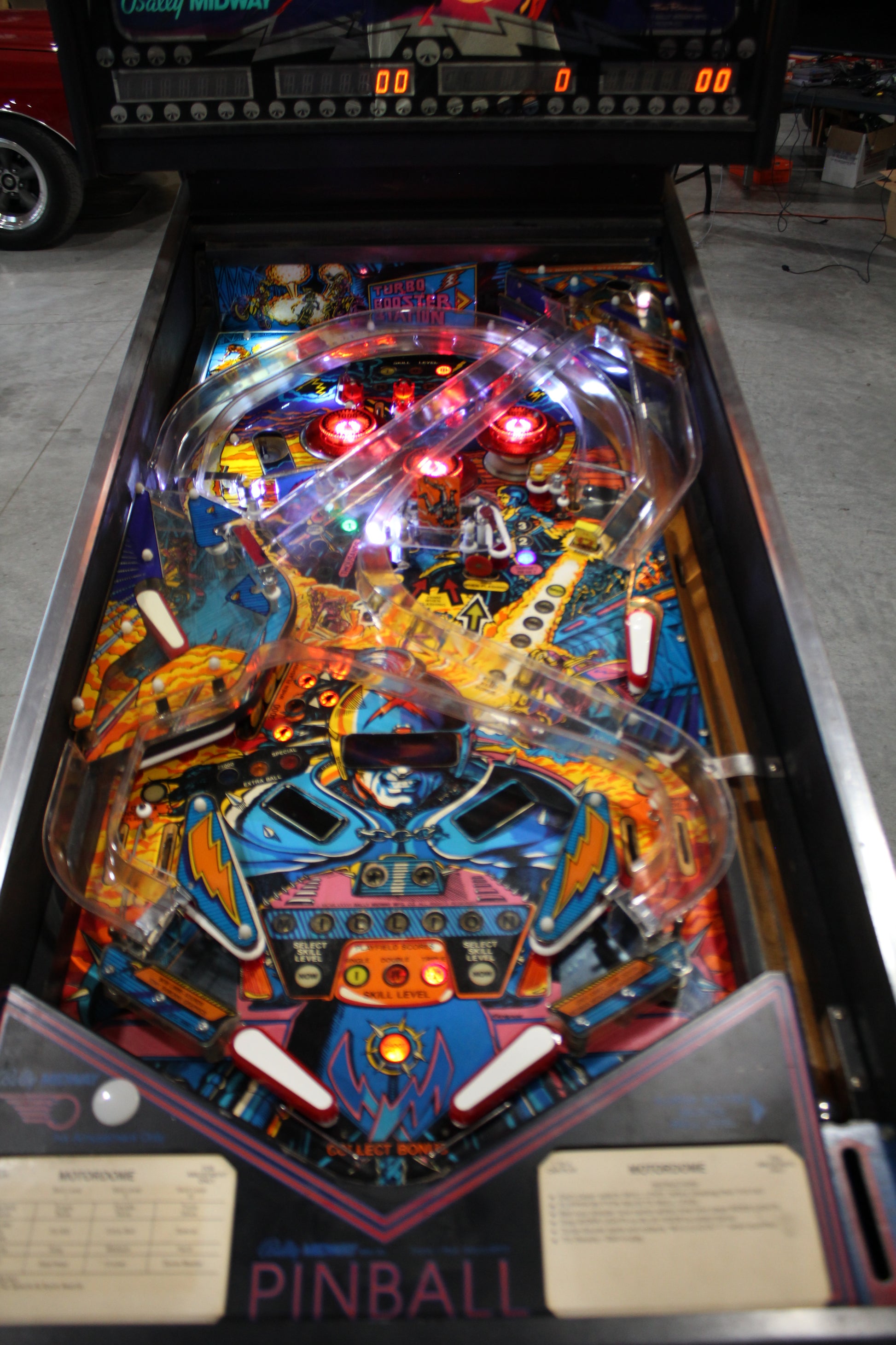 MOTORDOME - 1986 Bally Pinball Machine - WORKS 100% - Very Nice Example