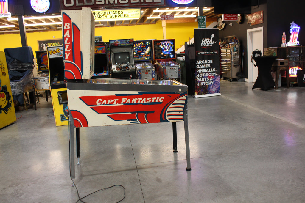 CAPTAIN FANTASTIC - Elton John - 1976 Williams Pinball Machine - WORKS 100% - Nice EM Electromechanical Game