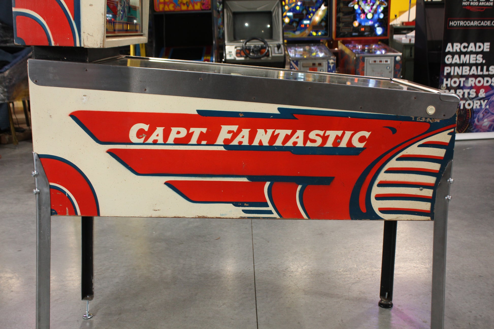 CAPTAIN FANTASTIC - Elton John - 1976 Williams Pinball Machine - WORKS 100% - Nice EM Electromechanical Game