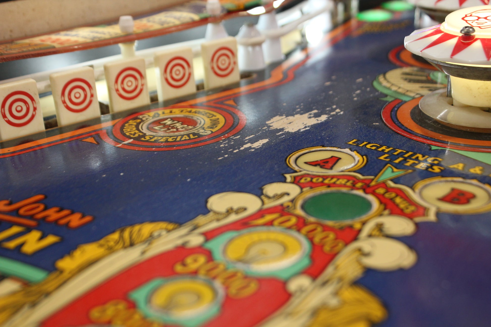 CAPTAIN FANTASTIC - Elton John - 1976 Williams Pinball Machine - WORKS 100% - Nice EM Electromechanical Game
