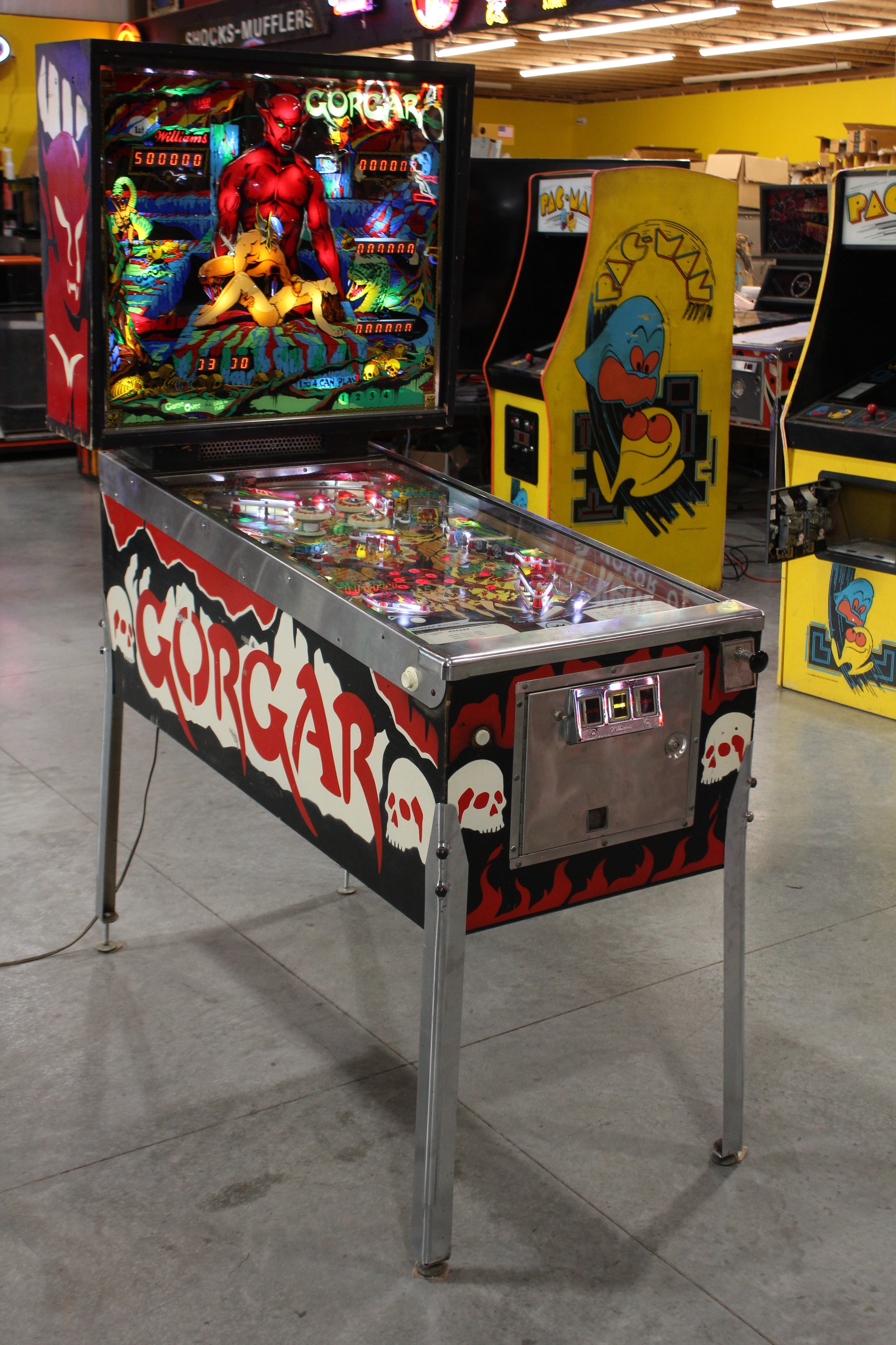 GORGAR - 1979 Williams Pinball Machine - WORKS 100% - First Talking Game!