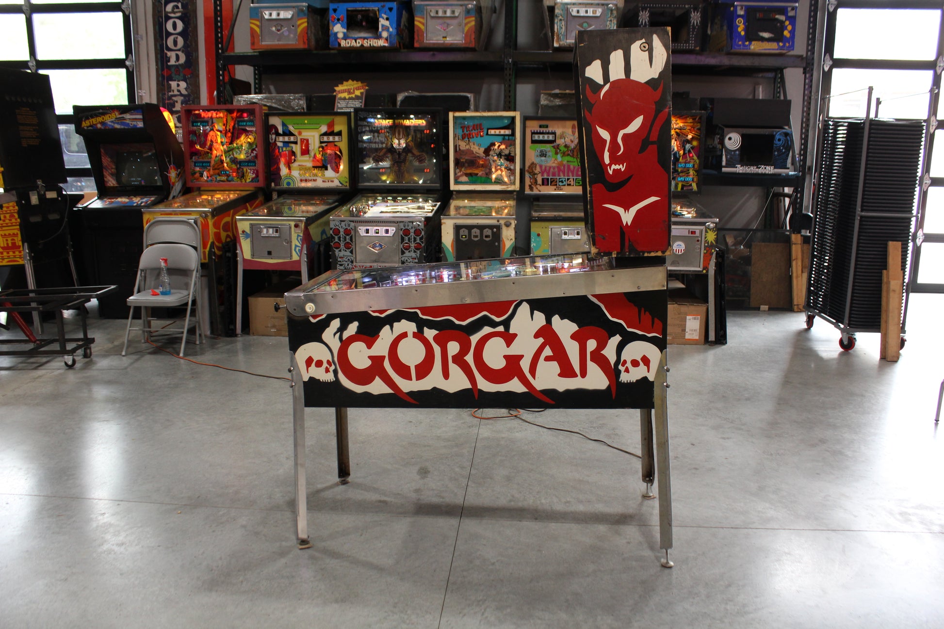 GORGAR - 1979 Williams Pinball Machine - WORKS 100% - First Talking Game!