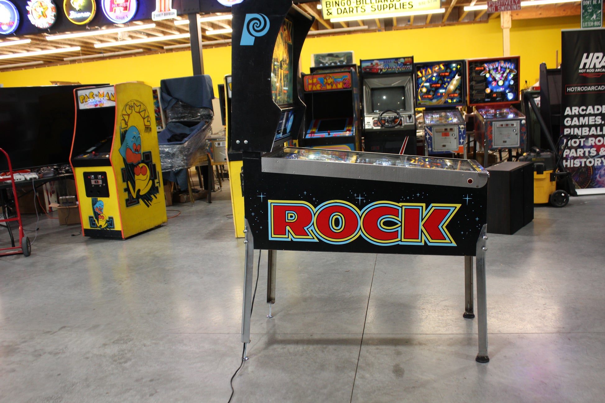 ROCK - 1985 Gottlieb Pinball Machine - WORKS 100% - Nice Game ROCK-N-ROLL Theme