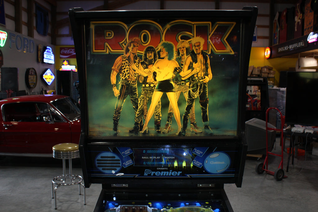 ROCK - 1985 Gottlieb Pinball Machine - WORKS 100% - Nice Game ROCK-N-ROLL Theme