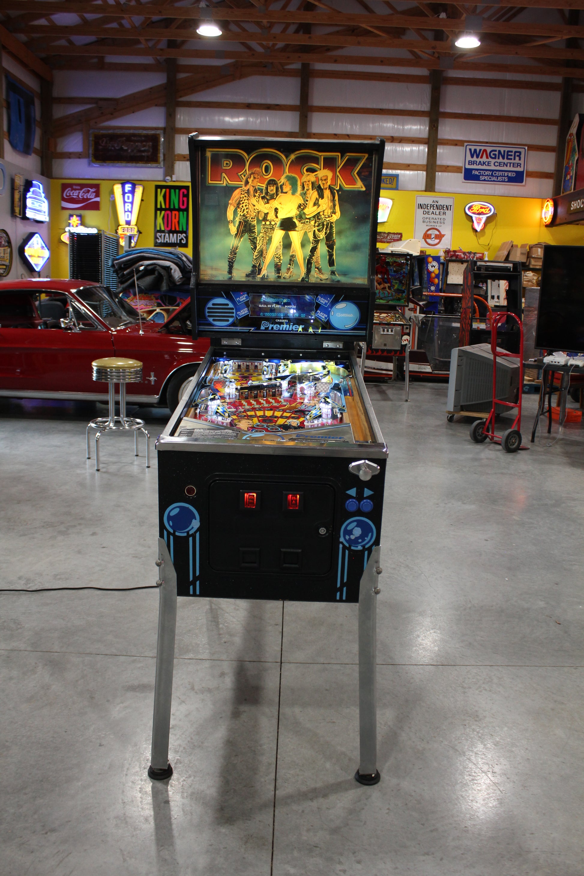 ROCK - 1985 Gottlieb Pinball Machine - WORKS 100% - Nice Game ROCK-N-ROLL Theme