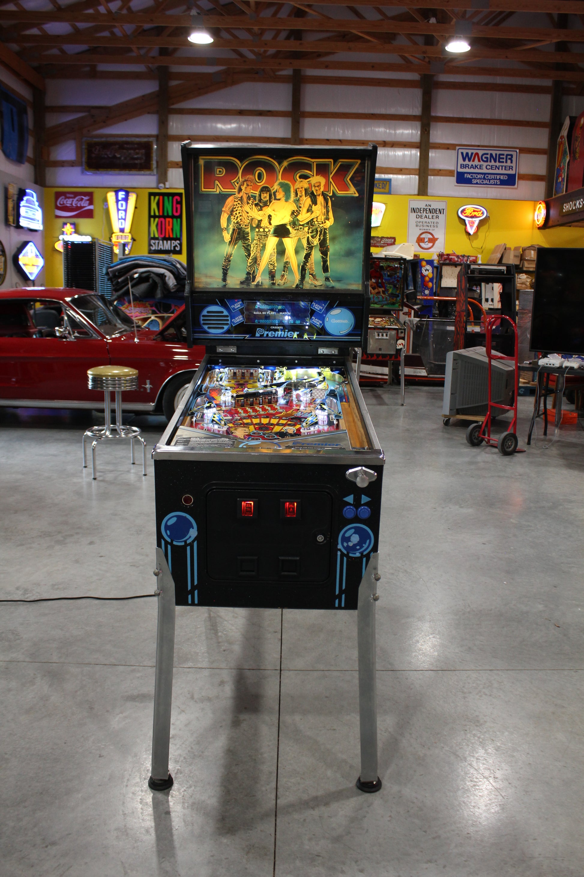 ROCK - 1985 Gottlieb Pinball Machine - WORKS 100% - Nice Game ROCK-N-ROLL Theme