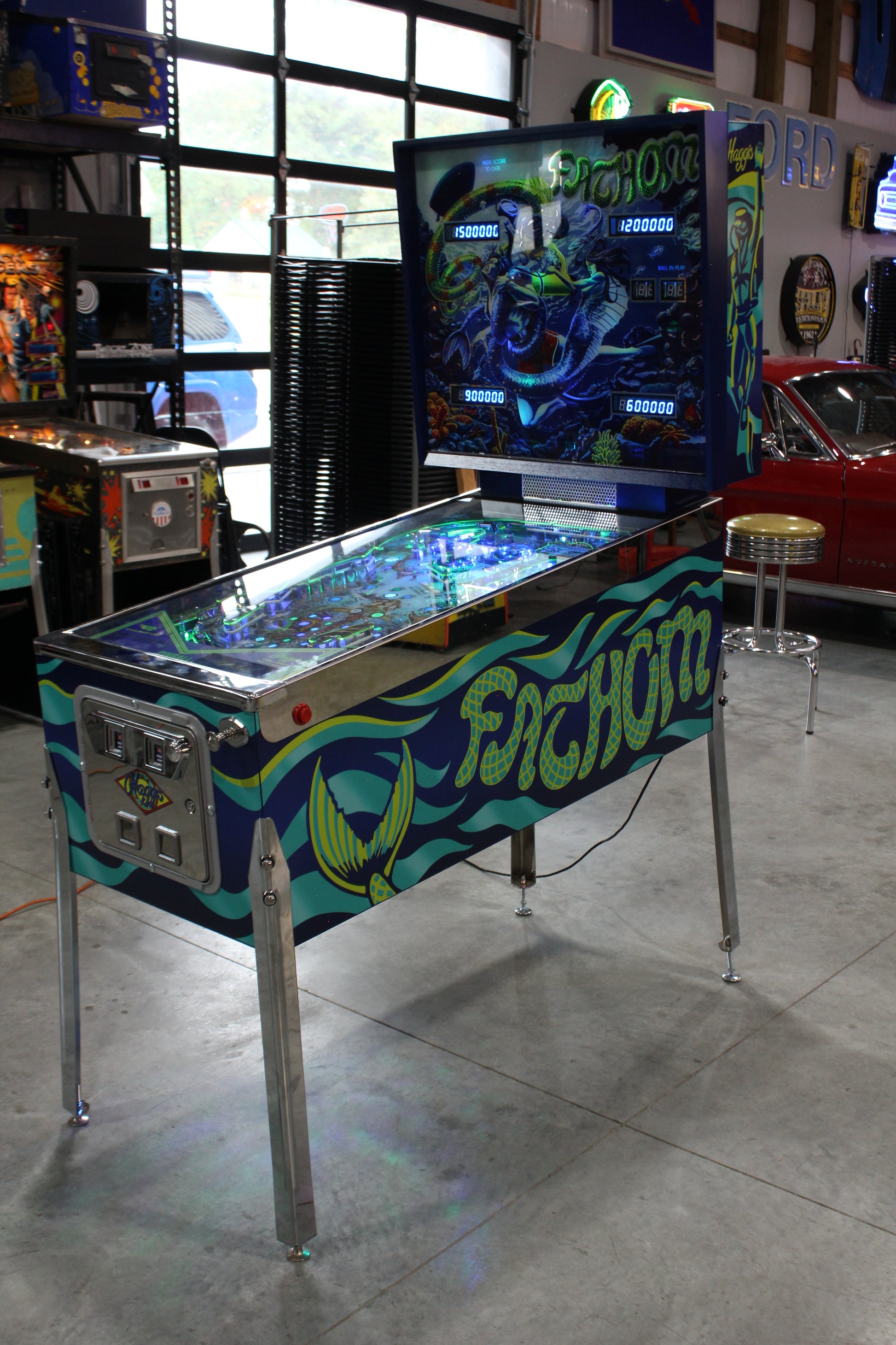 FATHOM MERMAID EDITION - 2021 Hagis Pinball Machine - 1 of 250 Made! - BEATIFUL MACHINE WITH NO ISSUES!