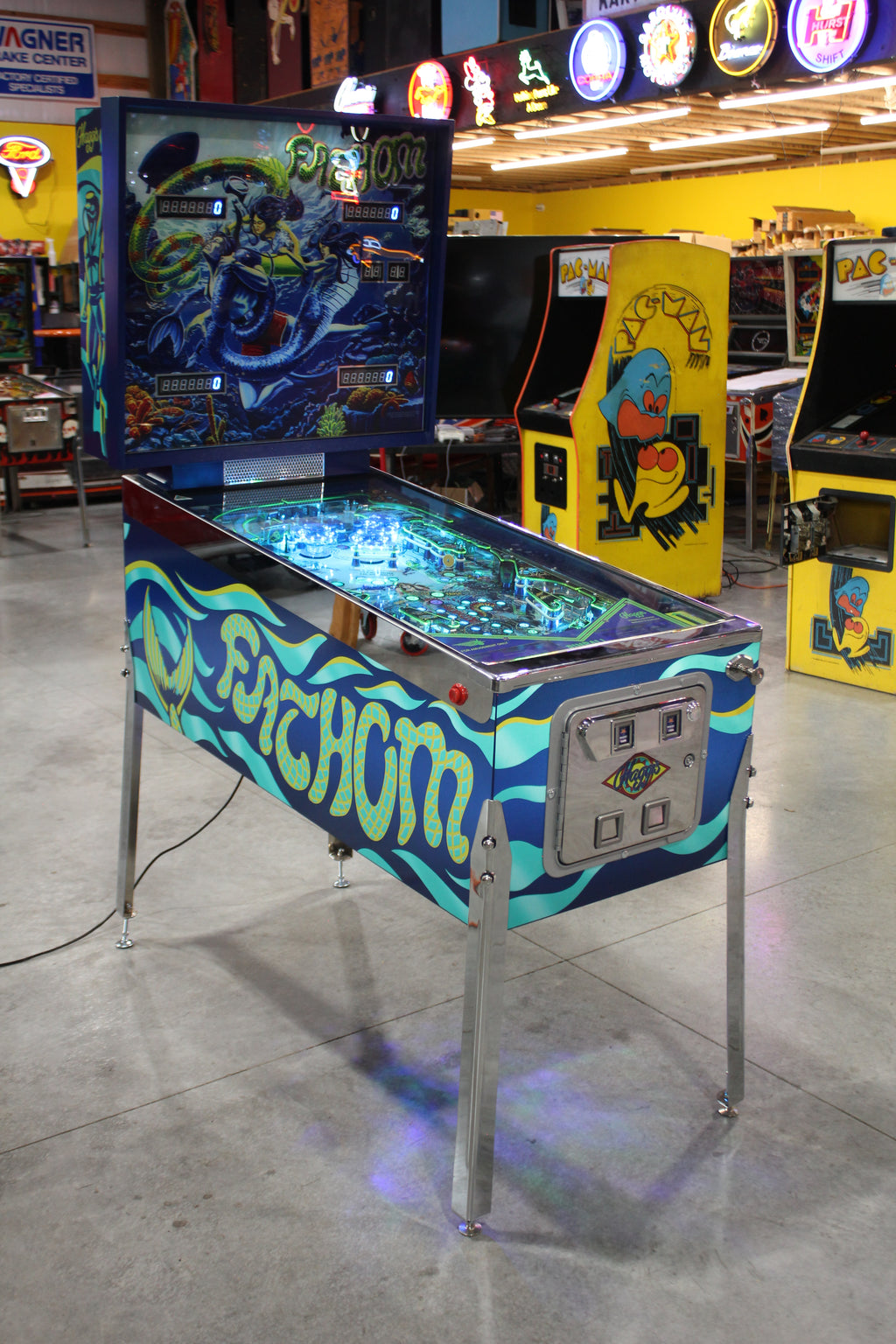 FATHOM MERMAID EDITION - 2021 Hagis Pinball Machine - 1 of 250 Made! - BEATIFUL MACHINE WITH NO ISSUES!