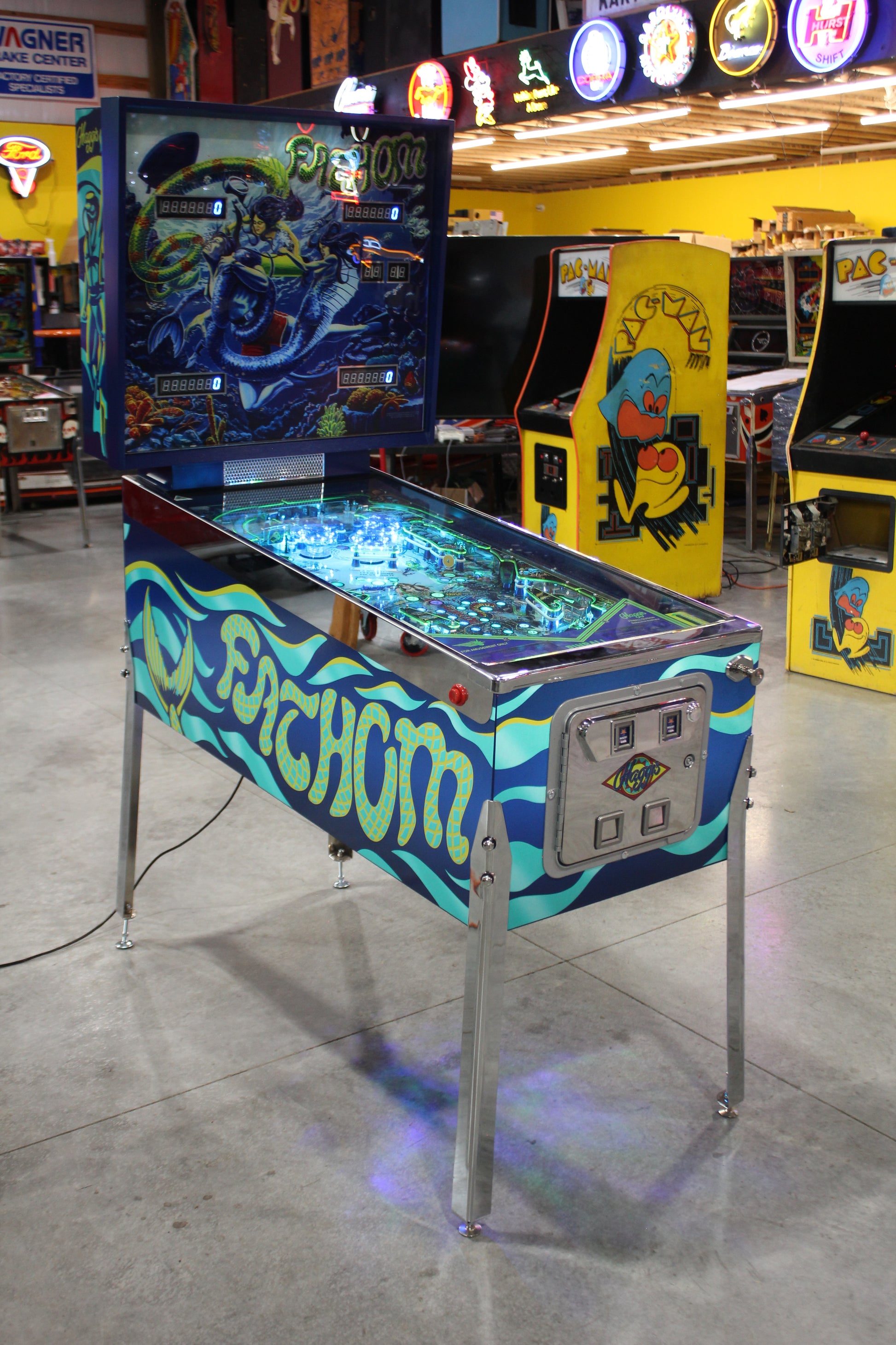 FATHOM MERMAID EDITION - 2021 Hagis Pinball Machine - 1 of 250 Made! - BEATIFUL MACHINE WITH NO ISSUES!