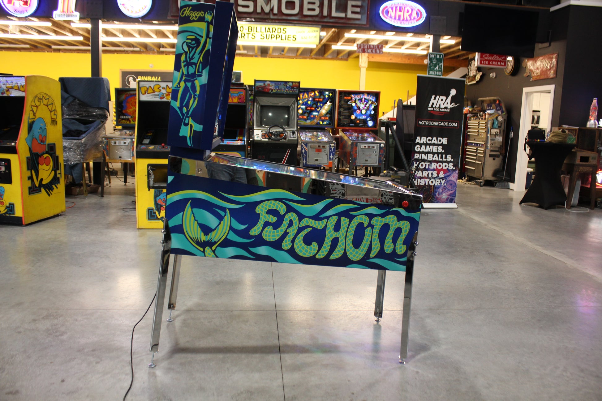 FATHOM MERMAID EDITION - 2021 Hagis Pinball Machine - 1 of 250 Made! - BEATIFUL MACHINE WITH NO ISSUES!