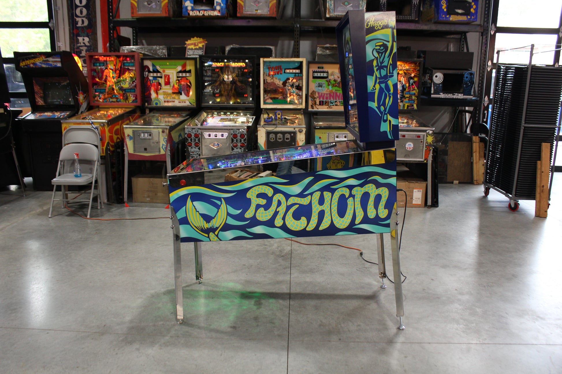 FATHOM MERMAID EDITION - 2021 Hagis Pinball Machine - 1 of 250 Made! - BEATIFUL MACHINE WITH NO ISSUES!