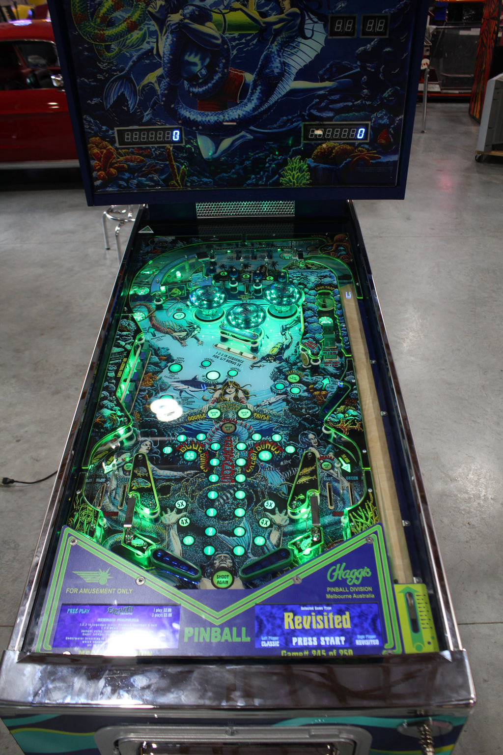 FATHOM MERMAID EDITION - 2021 Hagis Pinball Machine - 1 of 250 Made! - BEATIFUL MACHINE WITH NO ISSUES!