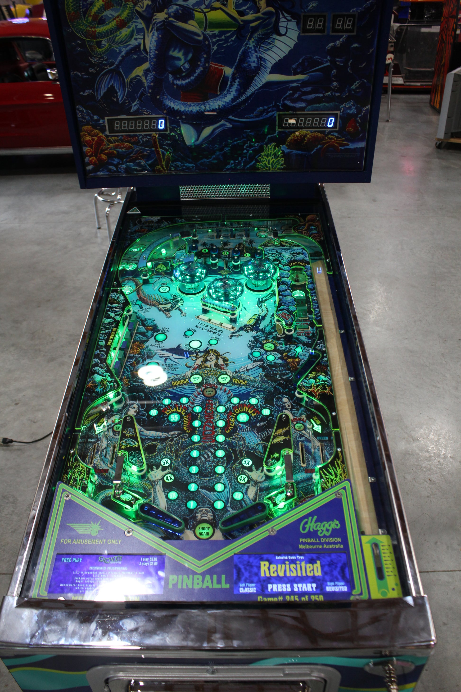 FATHOM MERMAID EDITION - 2021 Hagis Pinball Machine - 1 of 250 Made! - BEATIFUL MACHINE WITH NO ISSUES!