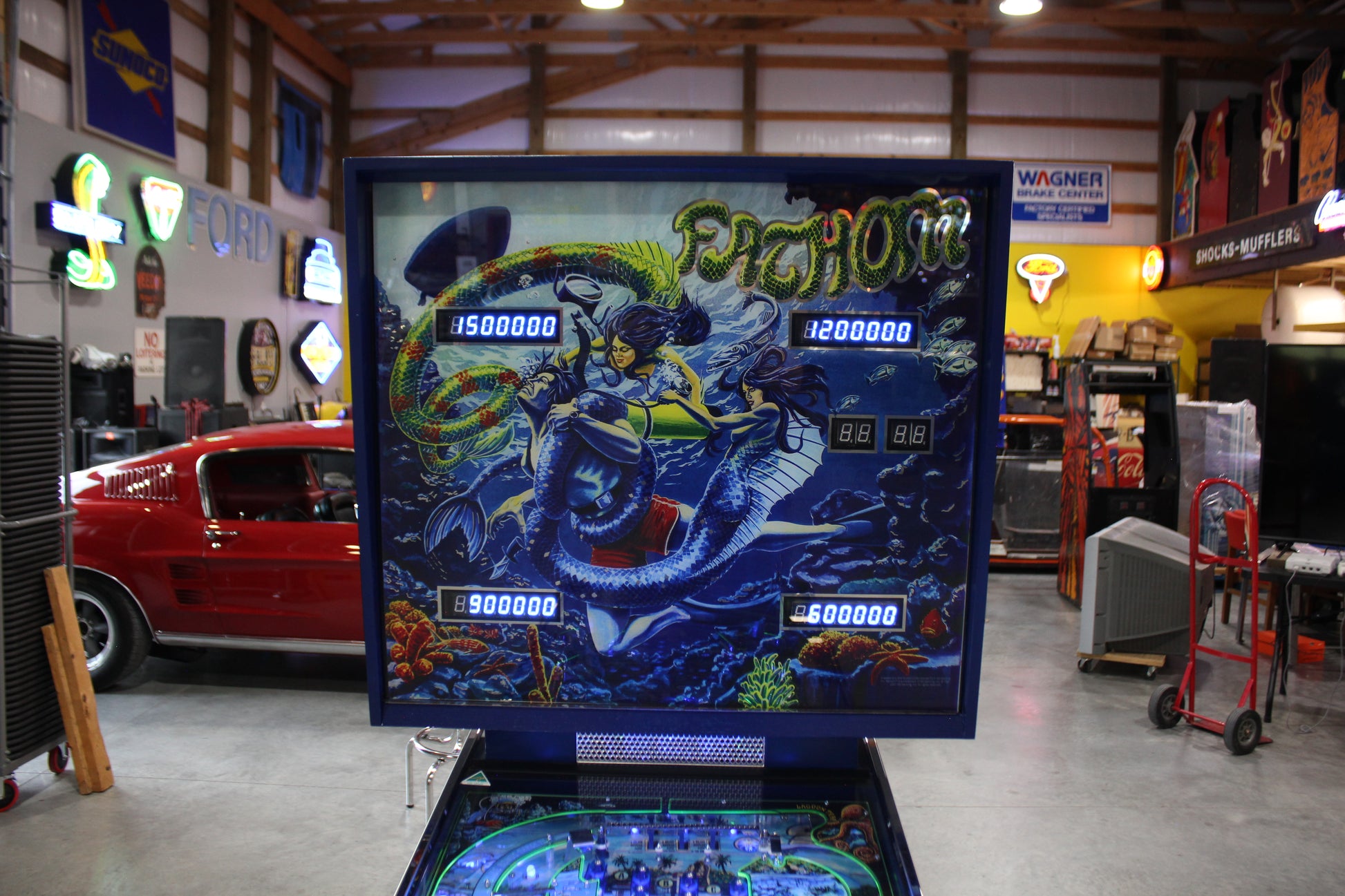 FATHOM MERMAID EDITION - 2021 Hagis Pinball Machine - 1 of 250 Made! - BEATIFUL MACHINE WITH NO ISSUES!