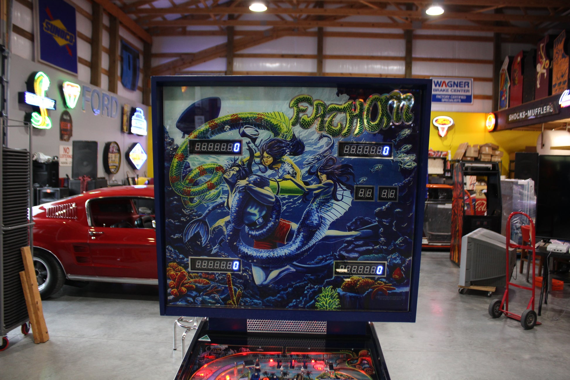 FATHOM MERMAID EDITION - 2021 Hagis Pinball Machine - 1 of 250 Made! - BEATIFUL MACHINE WITH NO ISSUES!