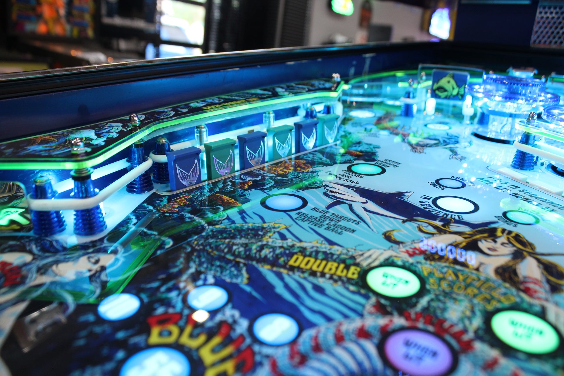 FATHOM MERMAID EDITION - 2021 Hagis Pinball Machine - 1 of 250 Made! - BEATIFUL MACHINE WITH NO ISSUES!