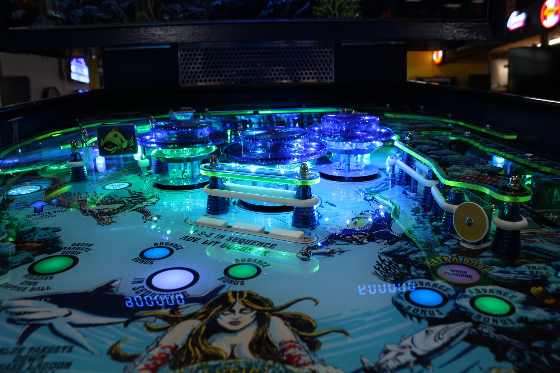 FATHOM MERMAID EDITION - 2021 Hagis Pinball Machine - 1 of 250 Made! - BEATIFUL MACHINE WITH NO ISSUES!