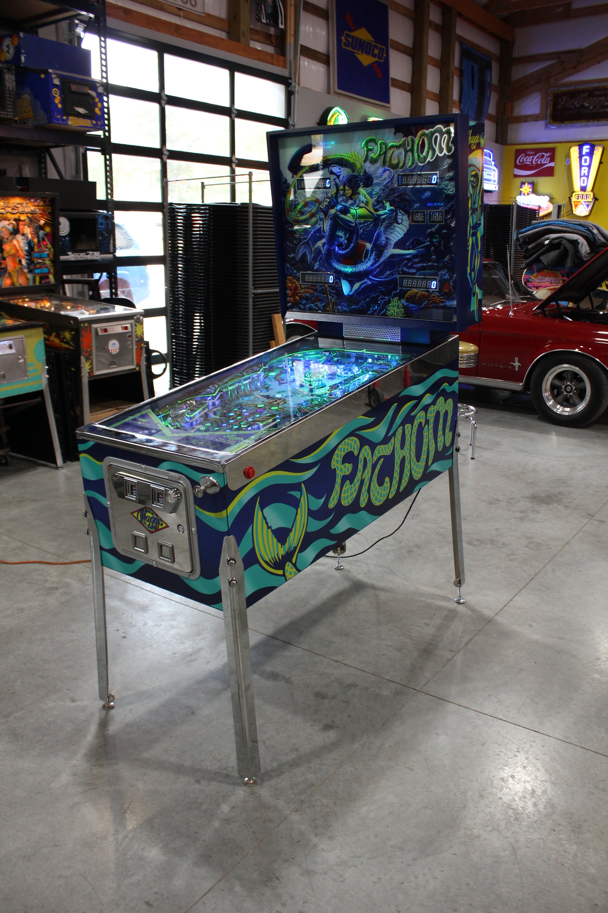 FATHOM MERMAID EDITION - 2021 Hagis Pinball Machine - 1 of 250 Made! - BEATIFUL MACHINE WITH NO ISSUES!