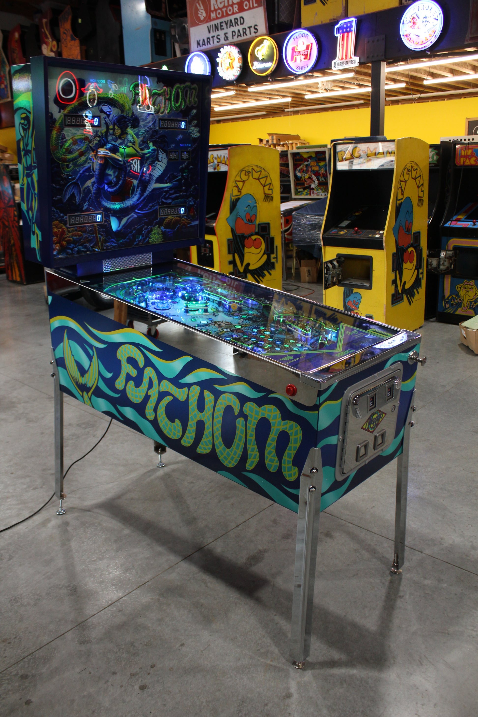 FATHOM MERMAID EDITION - 2021 Hagis Pinball Machine - 1 of 250 Made! - BEATIFUL MACHINE WITH NO ISSUES!