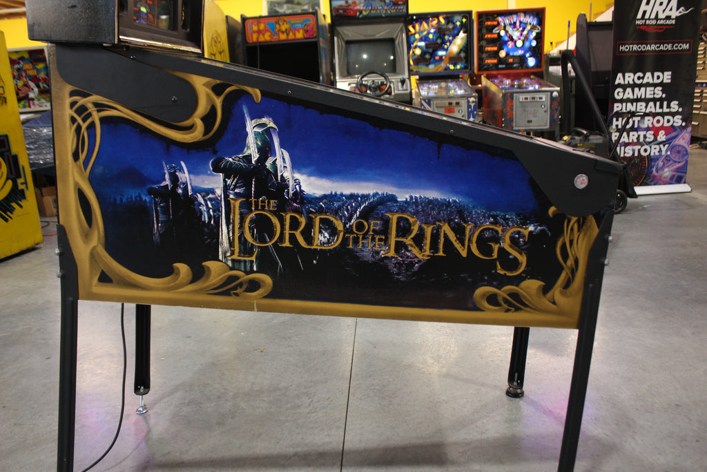 LORD OF THE RINGS - 2003 Stern Pinball Machine - VERY NICE GAME - BRASS RAMPS & WIREFORMS ADDED - Several Mods