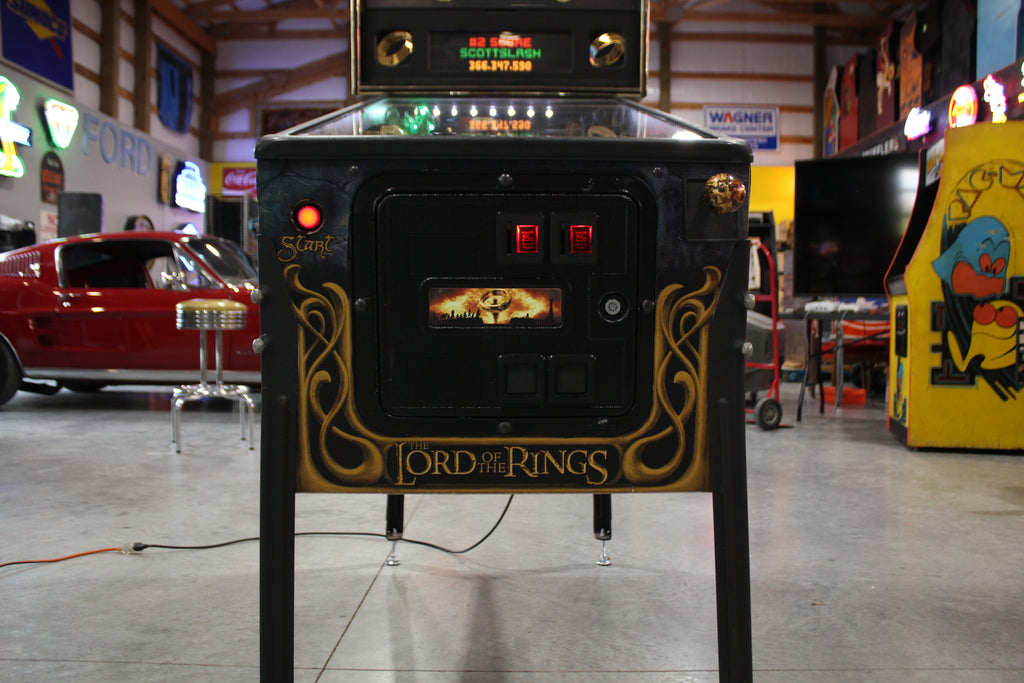 LORD OF THE RINGS - 2003 Stern Pinball Machine - VERY NICE GAME - BRASS RAMPS & WIREFORMS ADDED - Several Mods