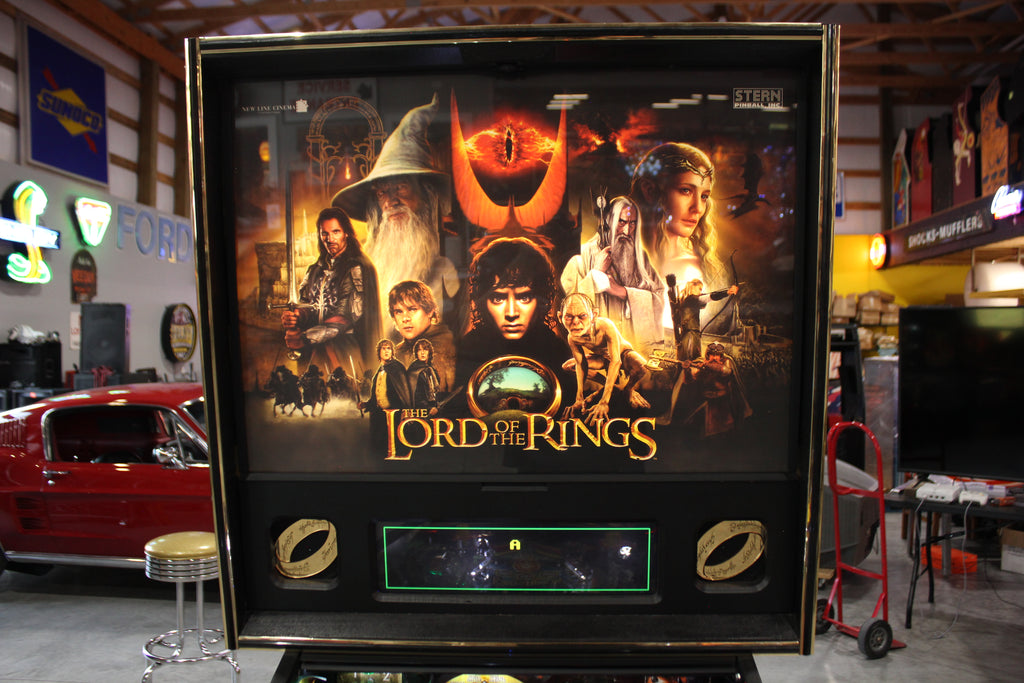 LORD OF THE RINGS - 2003 Stern Pinball Machine - VERY NICE GAME - BRASS RAMPS & WIREFORMS ADDED - Several Mods