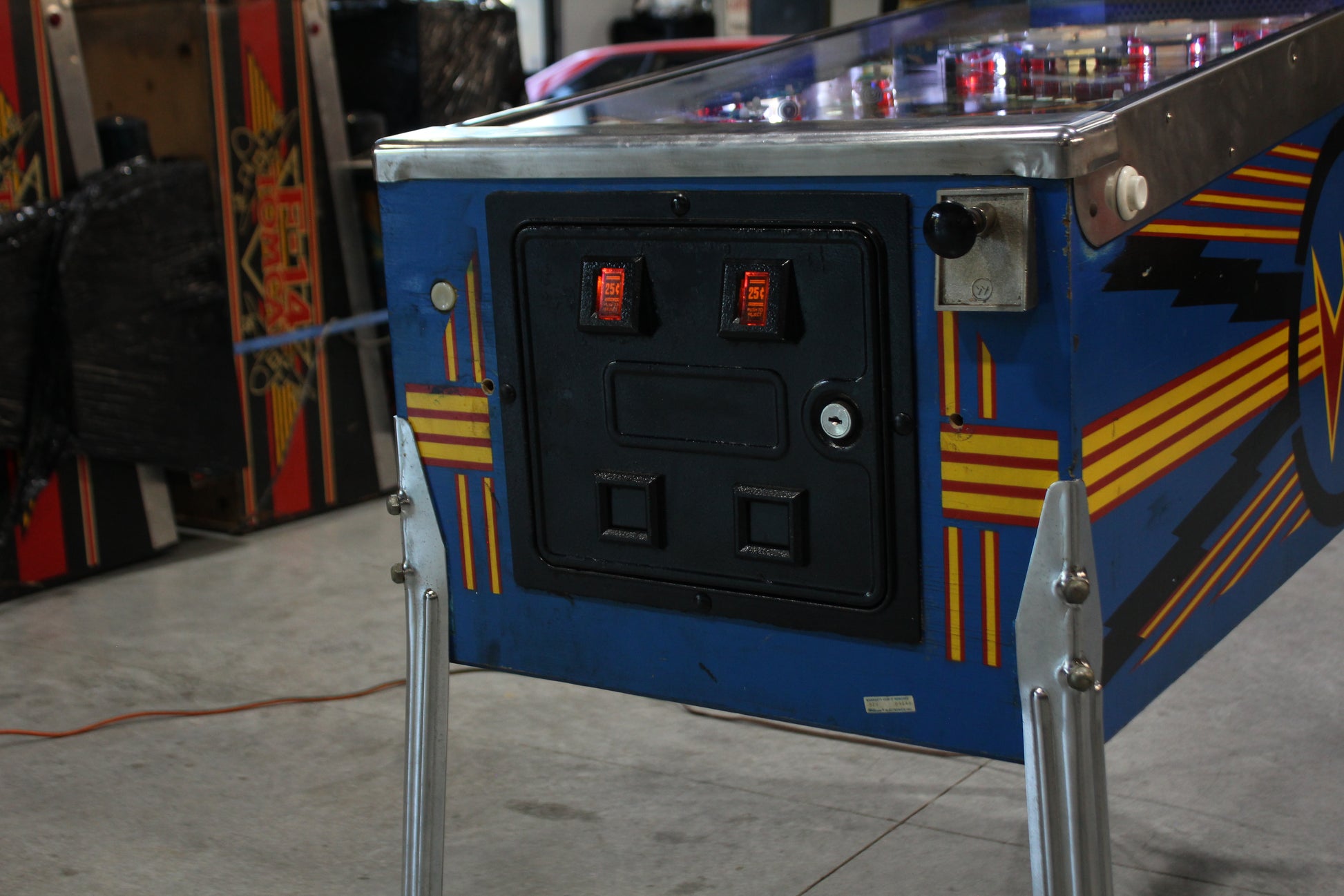 LASER CUE - 1984 Williams Pinball Machine - WORKS 100% - SUPER Nice Game