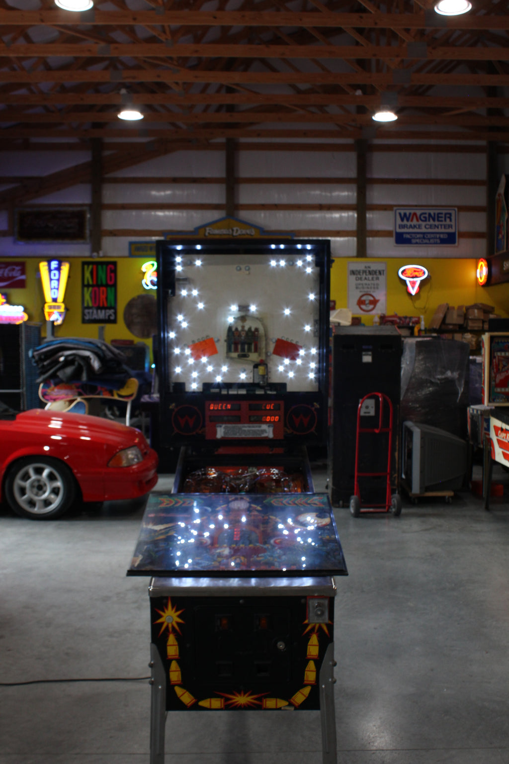 BIG GUNS - 1987 Williams Pinball Machine - WORKS 100% - Really Nice Game - Great Features