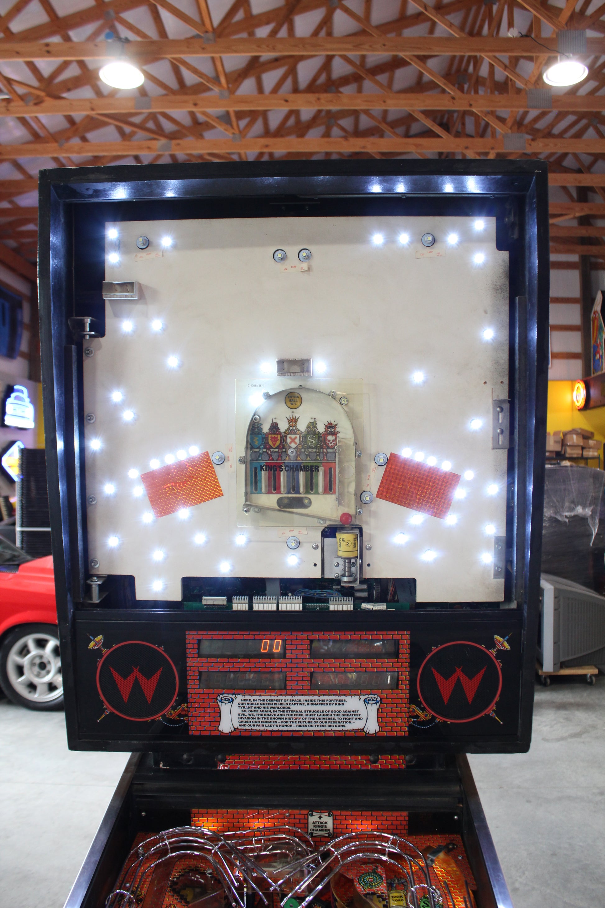 BIG GUNS - 1987 Williams Pinball Machine - WORKS 100% - Really Nice Game - Great Features