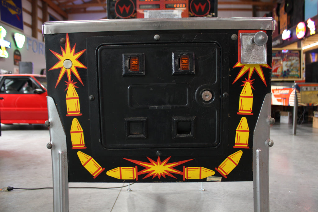 BIG GUNS - 1987 Williams Pinball Machine - WORKS 100% - Really Nice Game - Great Features