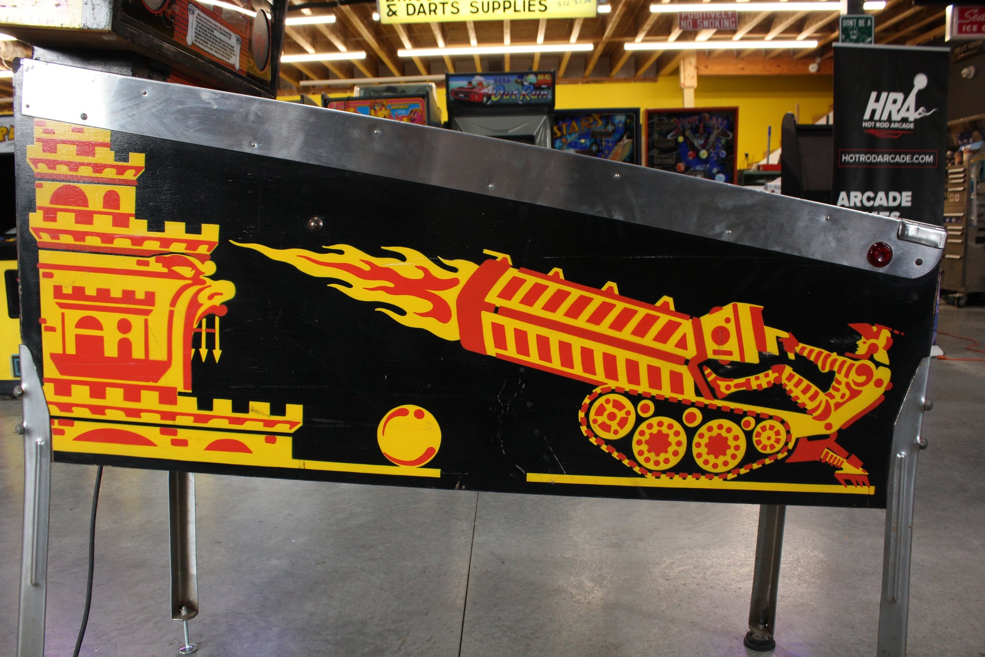 BIG GUNS - 1987 Williams Pinball Machine - WORKS 100% - Really Nice Game - Great Features