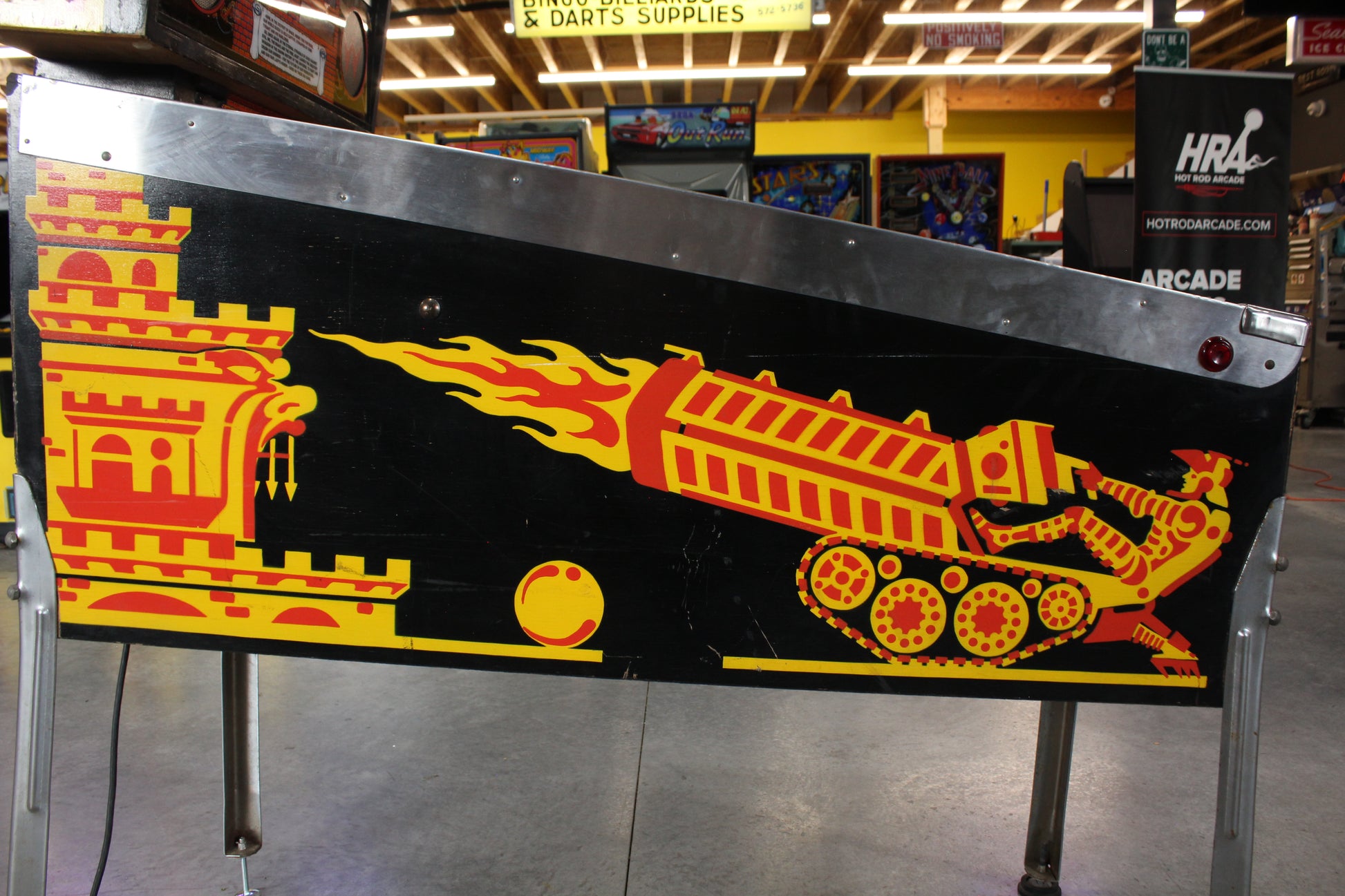 BIG GUNS - 1987 Williams Pinball Machine - WORKS 100% - Really Nice Game - Great Features