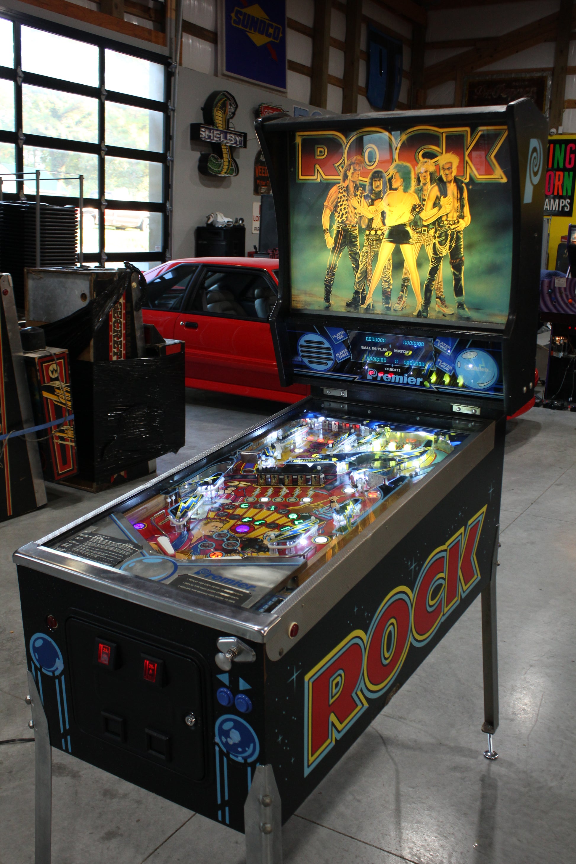 ROCK - 1985 Gottlieb Pinball Machine - WORKS 100% - Nice Game ROCK-N-ROLL Theme