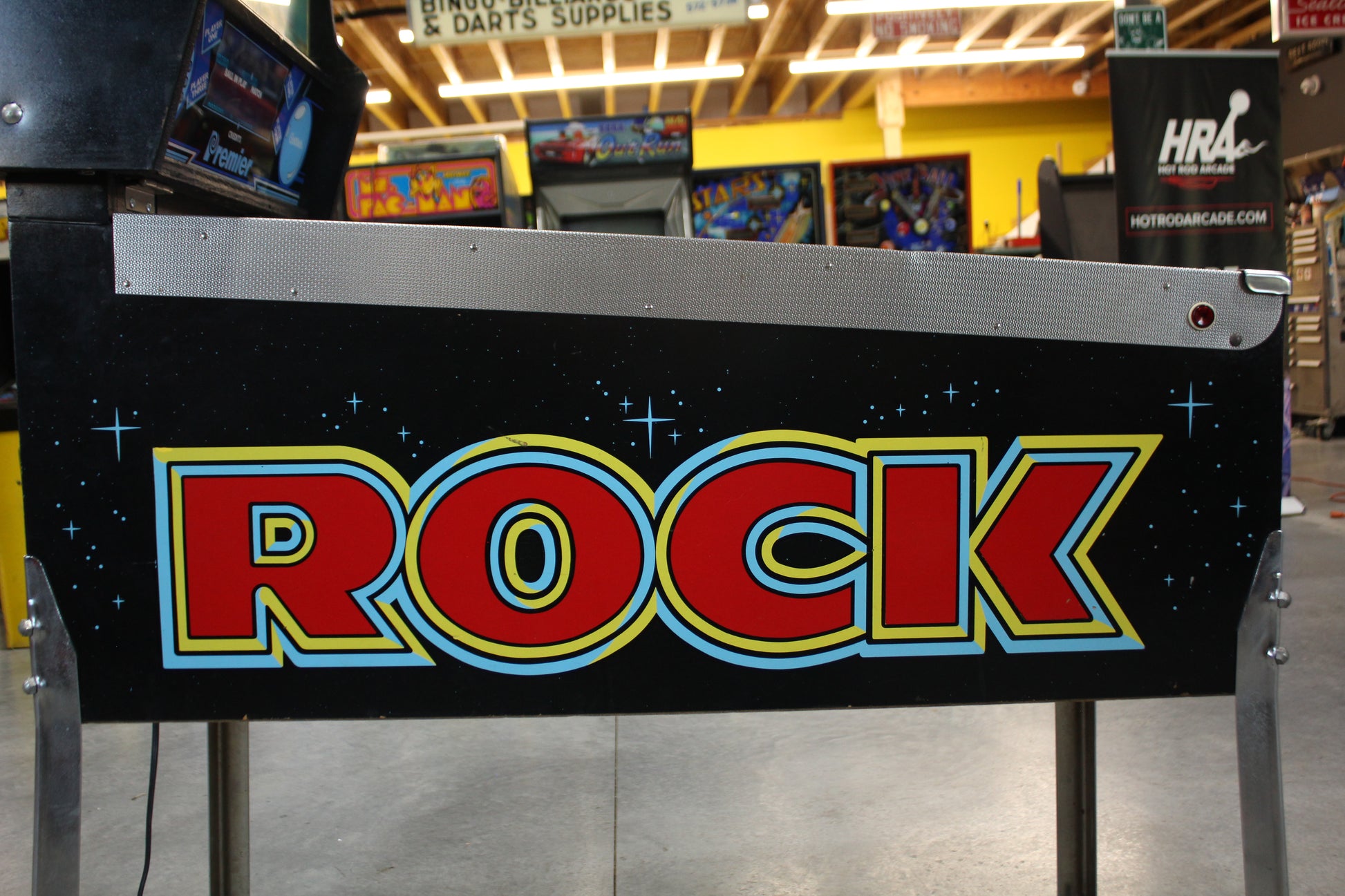 ROCK - 1985 Gottlieb Pinball Machine - WORKS 100% - Nice Game ROCK-N-ROLL Theme
