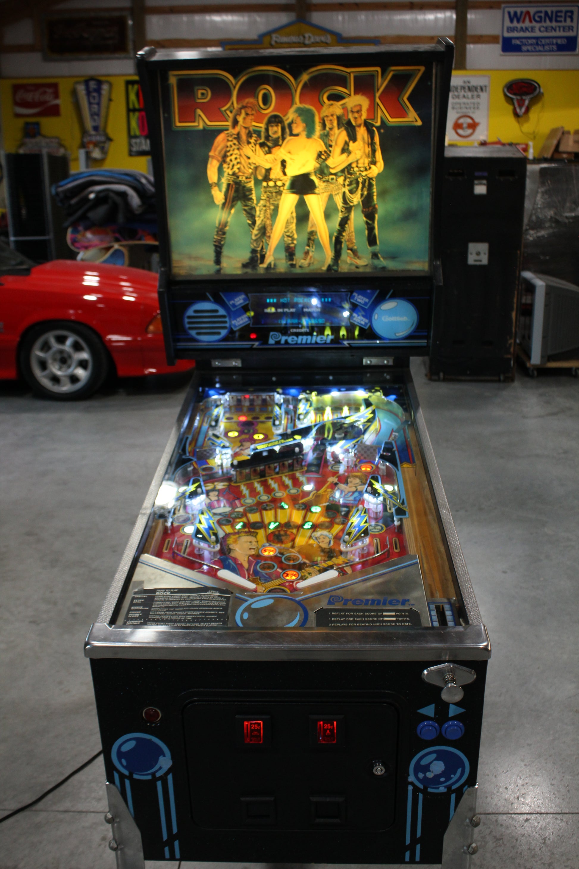 ROCK - 1985 Gottlieb Pinball Machine - WORKS 100% - Nice Game ROCK-N-ROLL Theme