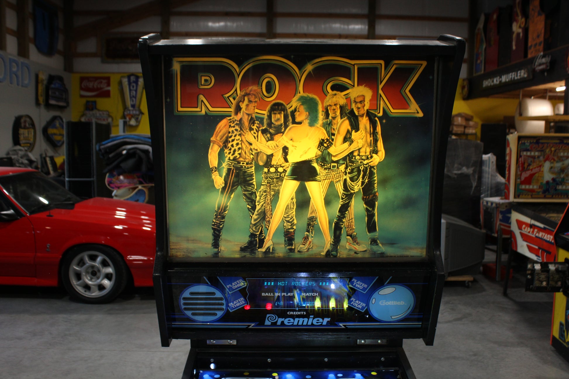 ROCK - 1985 Gottlieb Pinball Machine - WORKS 100% - Nice Game ROCK-N-ROLL Theme