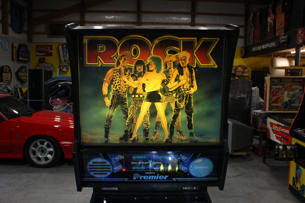 ROCK - 1985 Gottlieb Pinball Machine - WORKS 100% - Nice Game ROCK-N-ROLL Theme