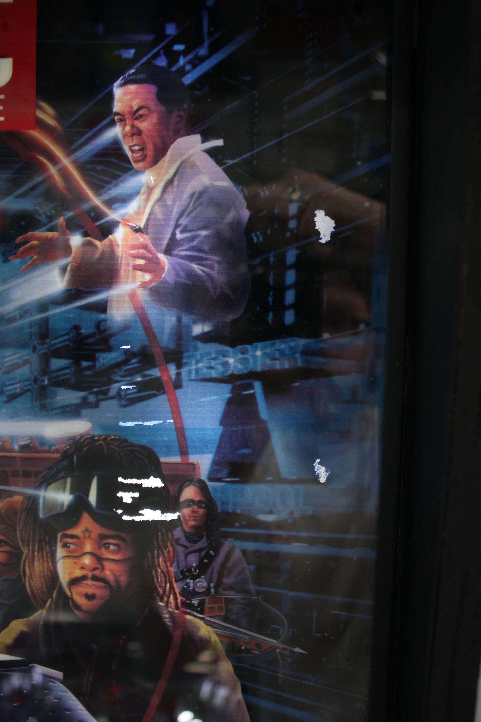JOHNNY MNEMONIC - 1995 Williams Pinball Machine - WORKS 100% - Defeat the Matrix with the Glove!!!