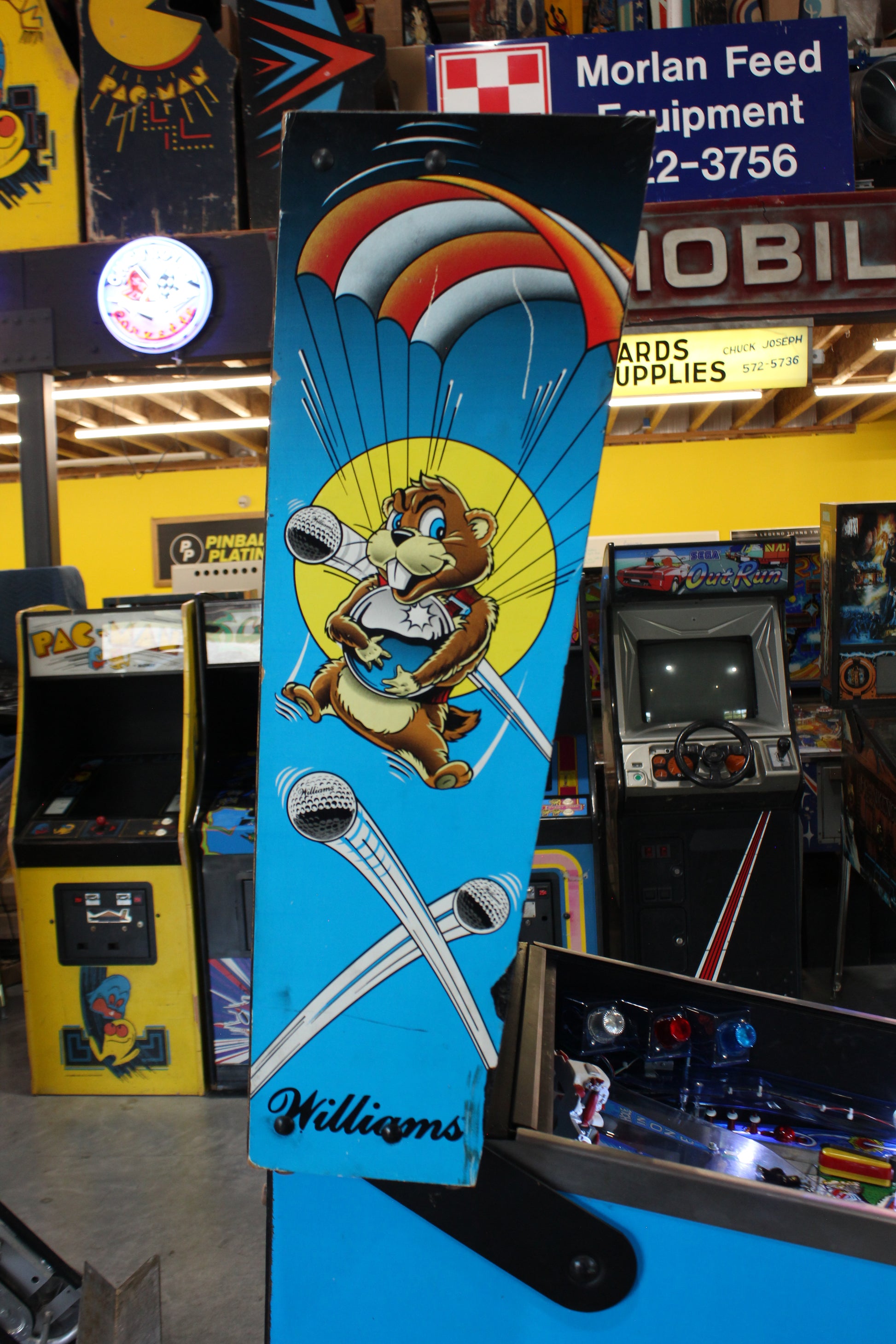 NO GOOD GOPHERS - 1997 Williams Pinball Machine - WORKS 100% - SUPER FUN GAME!