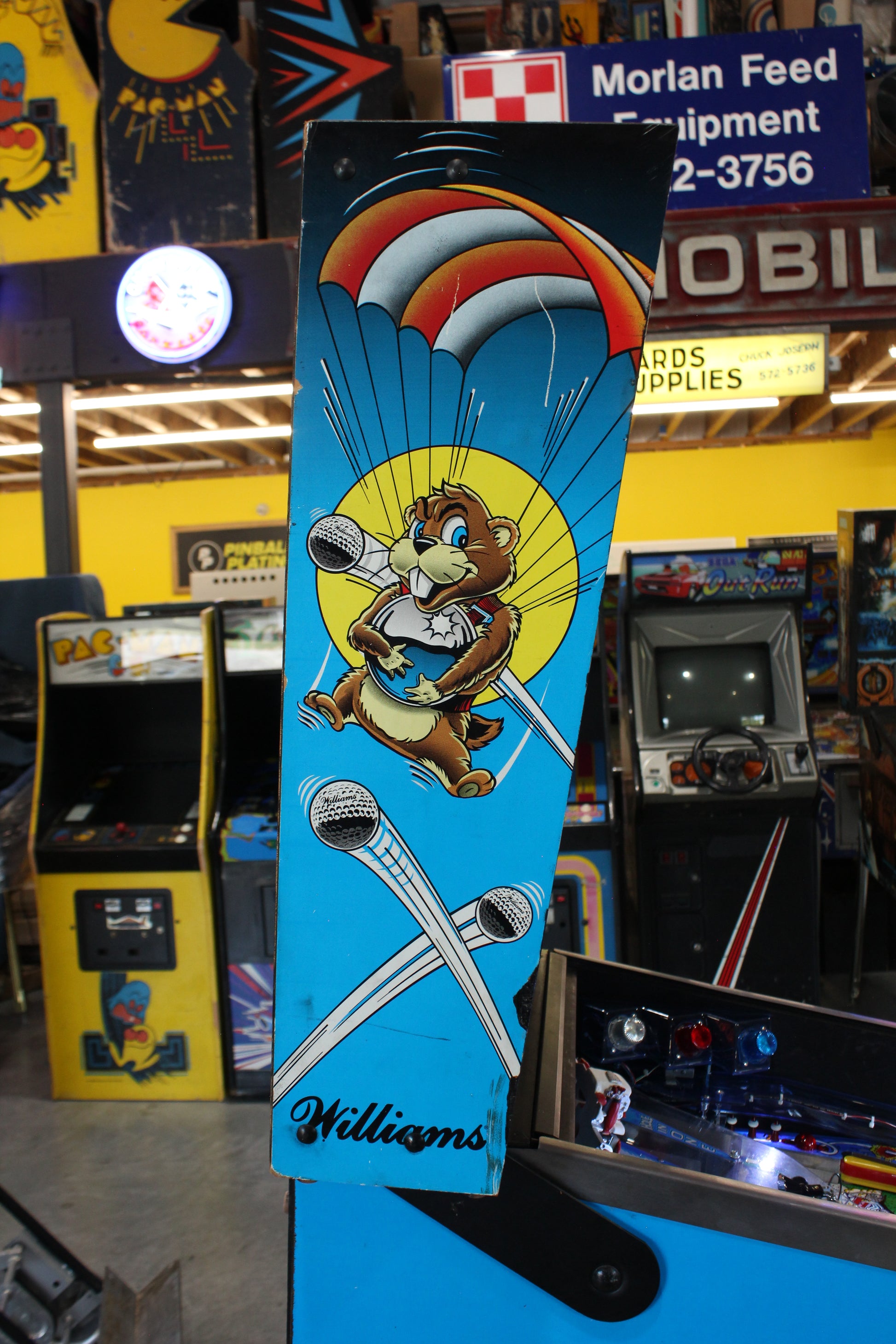 NO GOOD GOPHERS - 1997 Williams Pinball Machine - WORKS 100% - SUPER FUN GAME!