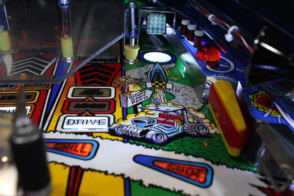 NO GOOD GOPHERS - 1997 Williams Pinball Machine - WORKS 100% - SUPER FUN GAME!