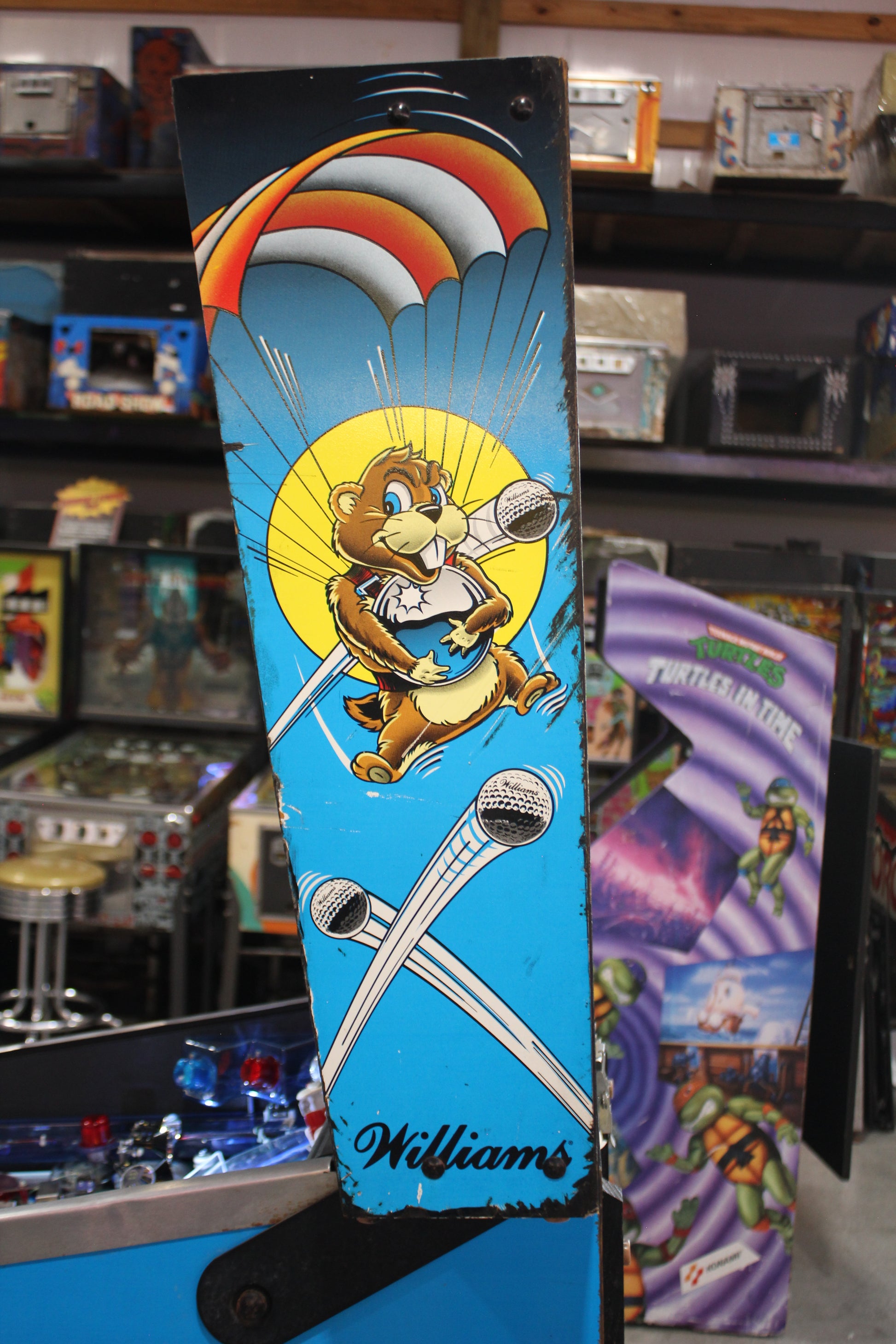 NO GOOD GOPHERS - 1997 Williams Pinball Machine - WORKS 100% - SUPER FUN GAME!