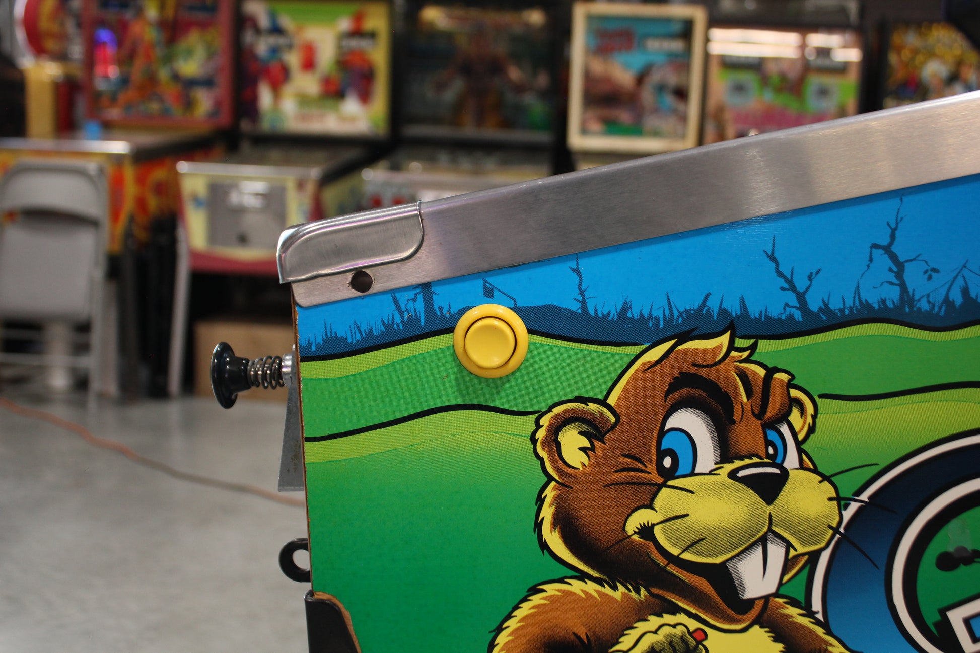 NO GOOD GOPHERS - 1997 Williams Pinball Machine - WORKS 100% - SUPER FUN GAME!