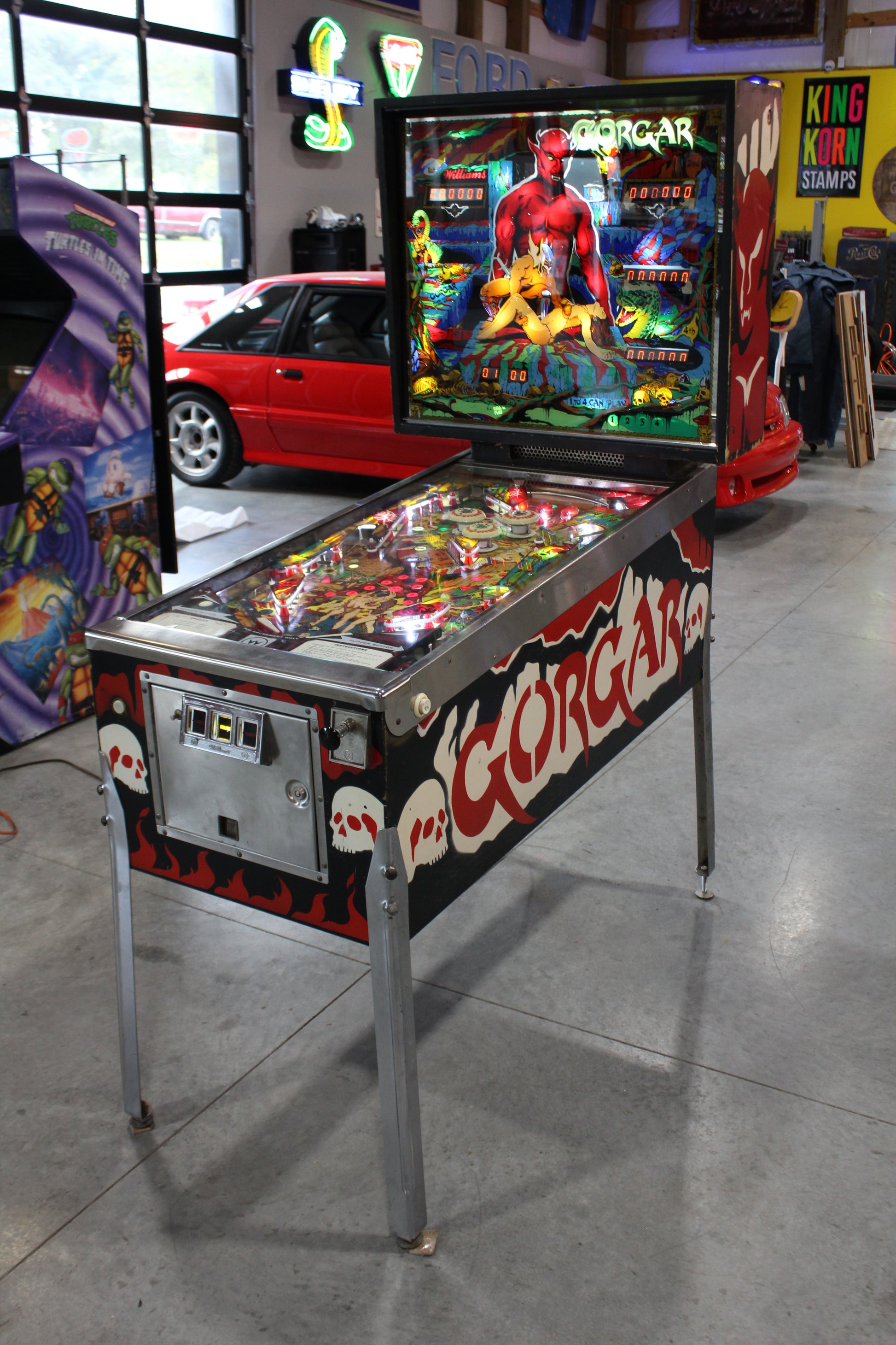 GORGAR - 1979 Williams Pinball Machine - WORKS 100% - First Talking Game!