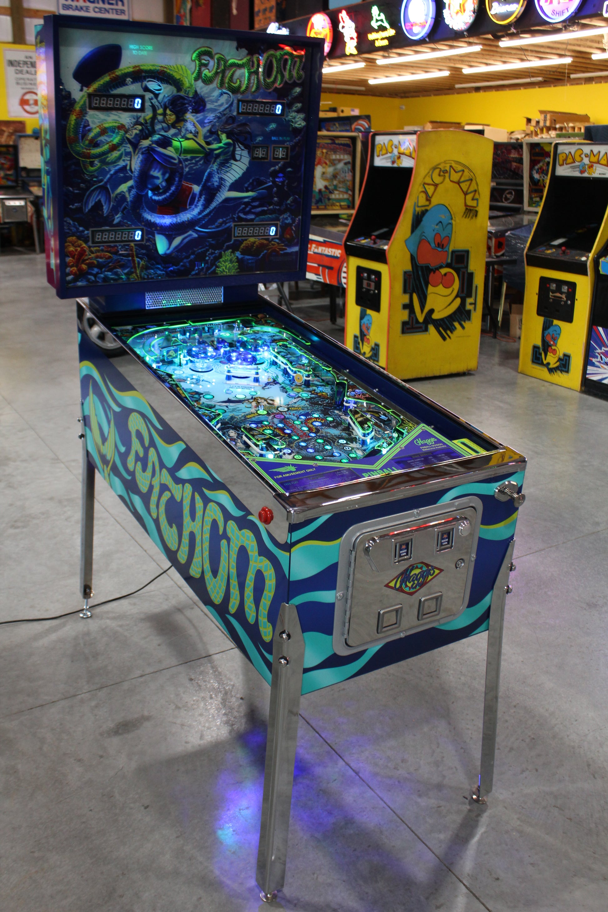 FATHOM MERMAID EDITION - 2021 Hagis Pinball Machine - 1 of 250 Made! - BEATIFUL MACHINE WITH NO ISSUES!