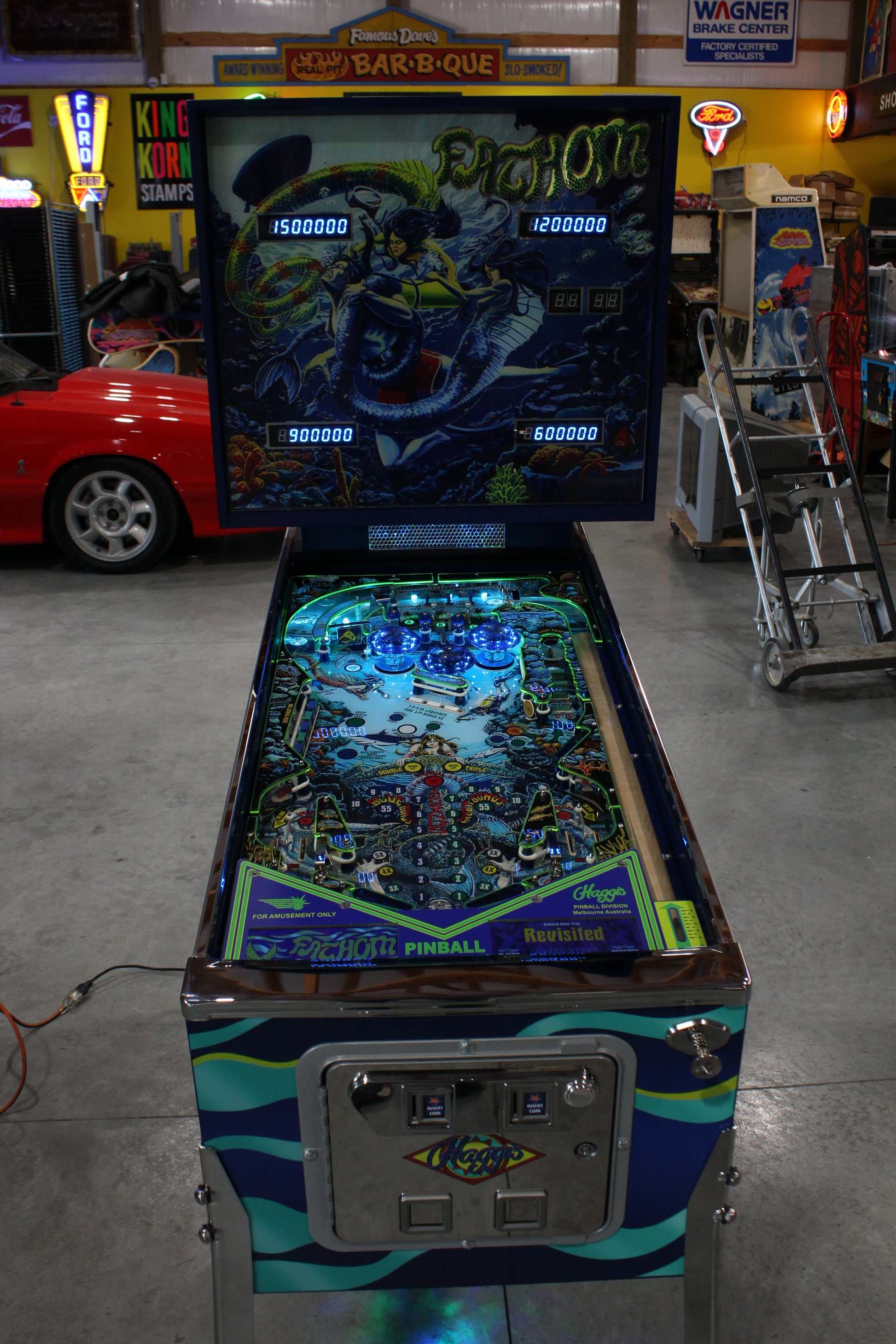 FATHOM MERMAID EDITION - 2021 Hagis Pinball Machine - 1 of 250 Made! - BEATIFUL MACHINE WITH NO ISSUES!